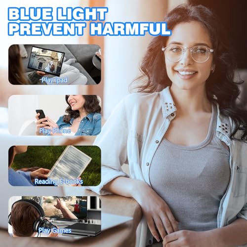 2 sztuki okularów blokujących niebieskie światło, okulary blokujące niebieskie światło, okulary z filtrem niebieskiego światła, blokujące niebieskie światło, zmniejszają zmęczenie oczu, uniseks - obrazek 5