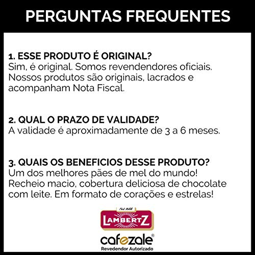 Pão de Mel Importado Alemão Lambertz – 5 Caixas de 250g – Schokoladen Lebkuchen