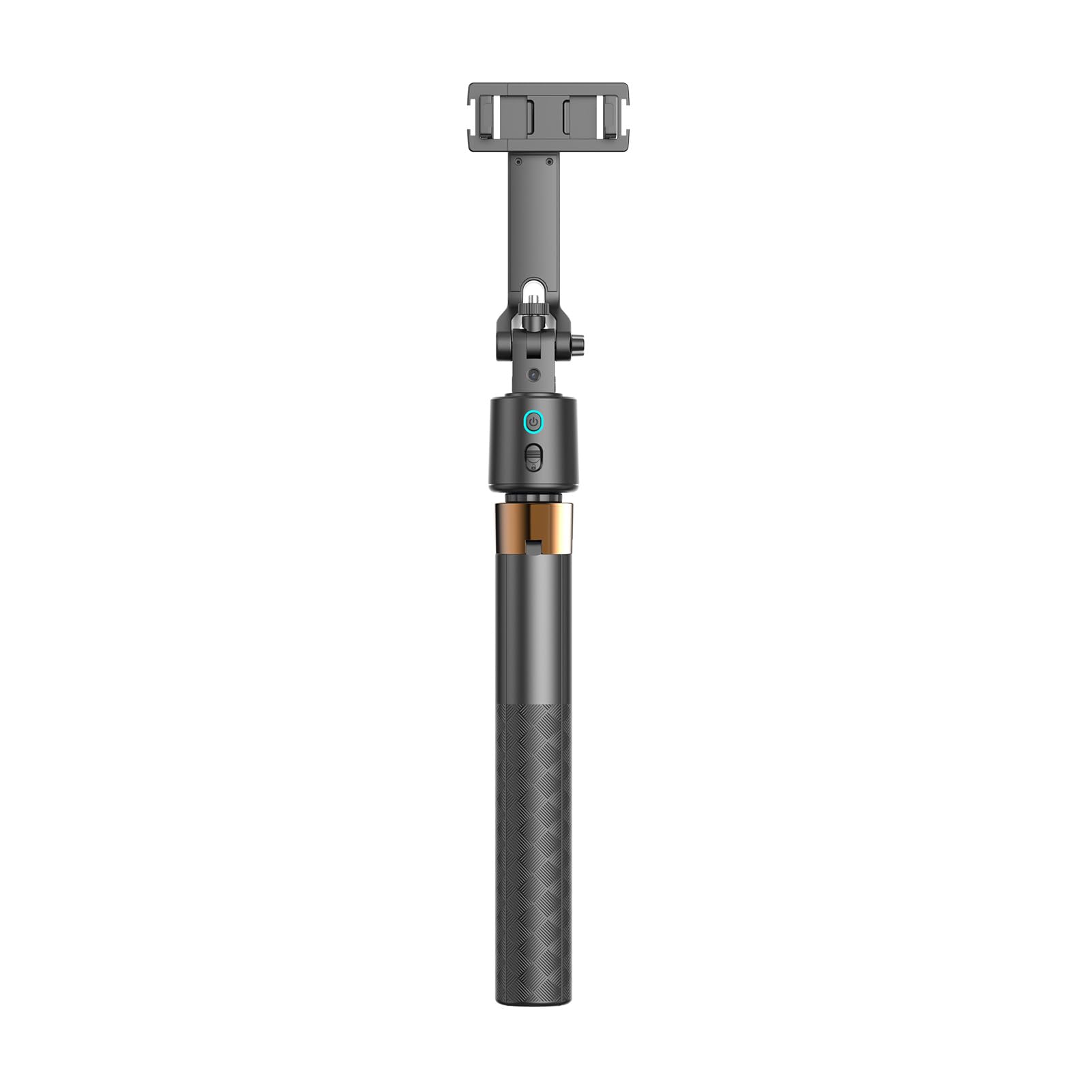 Topiky Selfie Stick con Rilevamento Automatico del Volto, Treppiede con Rotazione a 360° con Controllo Gestuale, Supporto per Telefono Espandibile, Luce di Riempimento per Registrazione Video Vlogging