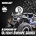WFPOWER Magnet Light Bar, Magnetic Base, Cigarette Lighter Powered, Portable LED Flood Light Work Lamp for Car Off-road SUV Trailer Tractor Truck Engineering Maintenance Garage Camping (27W Round)