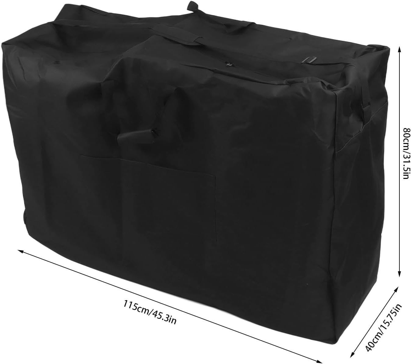 Bolsa para silla de ruedas para andador plegable, tela Oxford impermeable, bolsa de almacenamiento y bolsa de viaje con correa para el hombro para uso en coche y avión (89 x 24 x 66 cm)