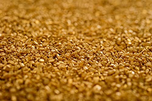 Metallic Sparkling Shimmer Gold Sugar Crystals-Dairy Free,Gluten Free,Egg Free,Vegan,Soy Free,Nuts Free,Kosher,Colored Sparkling Sugar For Cookies,Cakes,Cupcakes Decorating,Sprinkles,Topping,Cocktail #TOP6