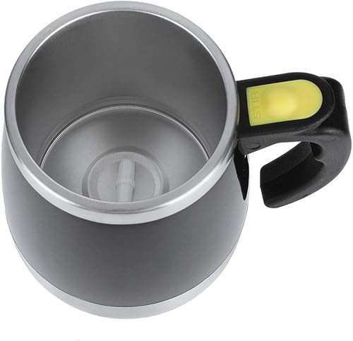 Miniatura 9 de Taza de café autoagitable, resistente a altas temperaturas, 5.3 x 5.5 x 4.1 pulgadas, agitador magnético para batidos de proteínas, mezcla de caldo