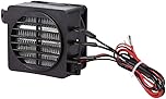 Uadme Fan Heater, 12V Heating Element, Electric PTC Heater, Energy Saving Car Fan Constant Temperature Air Heater, for Campervan, Room(100W)