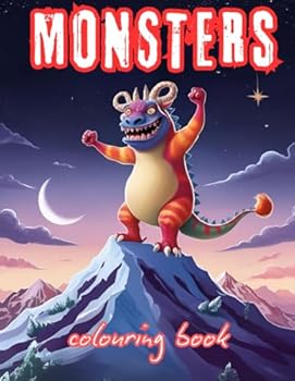 Paperback Little Monsters Coloring Book: Creep It Colorful aged for 3 to 6 kids Book