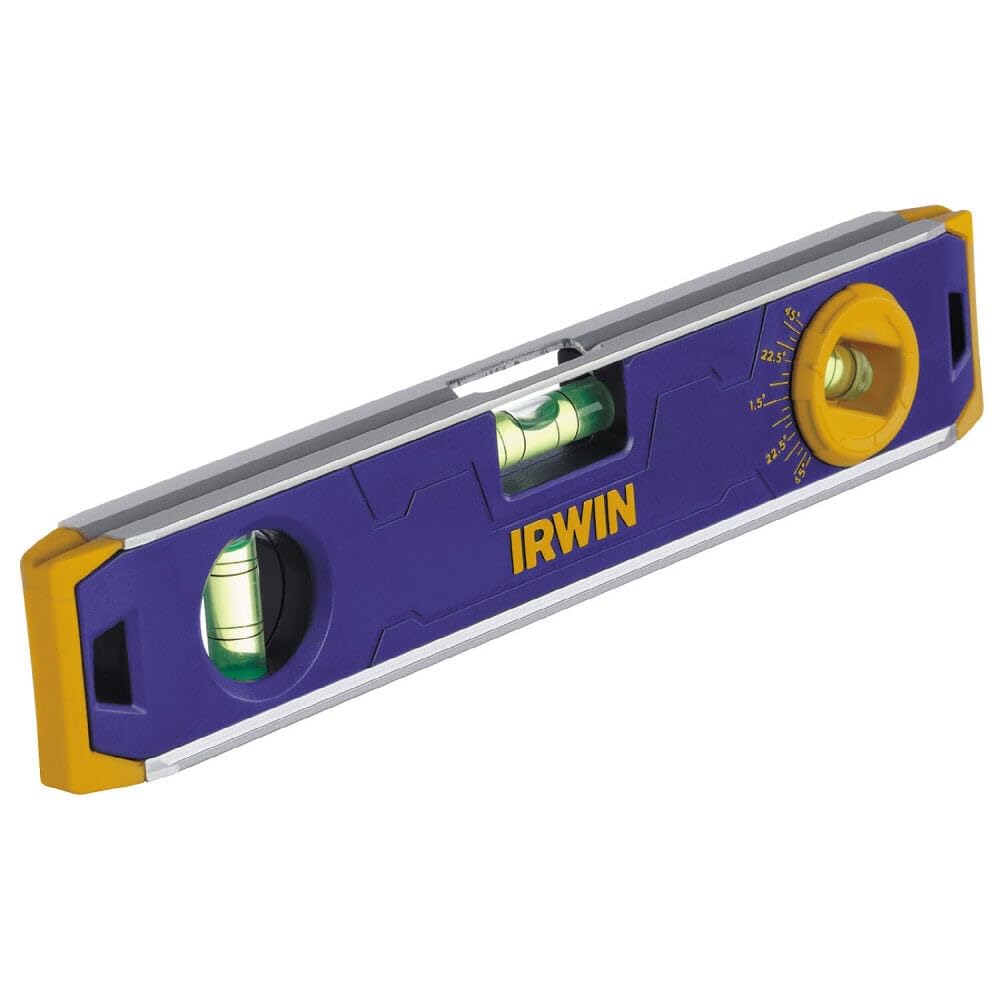 Irwin Tools 1794155 150 Magnetic Torpedo Level, 9-Inch, Blue