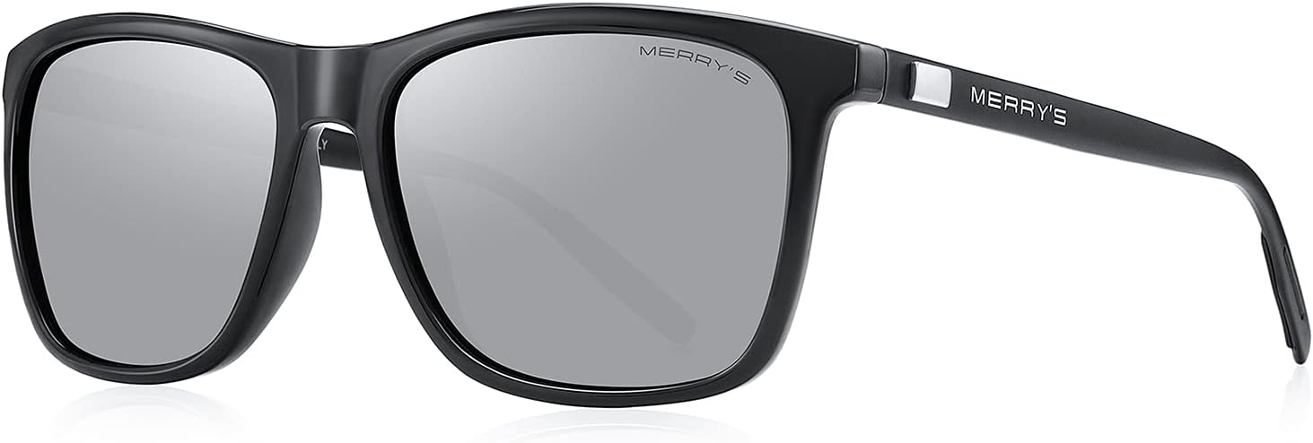 MERRY'S Polarized Sunglasses for Women Aluminum Men's Sunglasses Driving Rectangular Sun Glasses for Men/Women