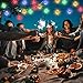 40 LED Disco Ball String Lights 9.8 ft Mirror Disco Ball String Fairy Globe Light Disco Ball Decor Mirror LED Party String Light for holiday Thanksgiving Christmas Wall Tree Indoor Outdoor, Multicolor