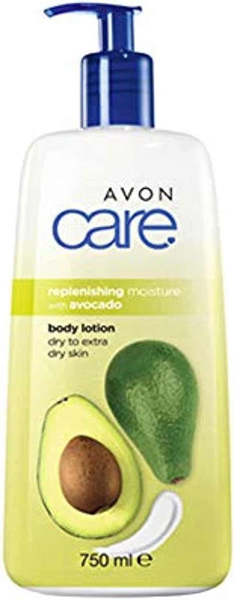 Avon Care Replenishing Moisture with Avocado Body Lotion - BIG 750ml Pump Action Bottle