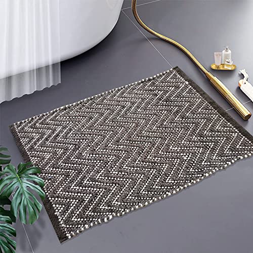 Image of Door Mats for Home | Door Mats for Home Entrance | Door Mat for Bathroom| Soft & Super Absorbent Mats for Shower | Washable, Non-Slip & Quick-Drying Mats (Pack of 2) (Multicolor 6)