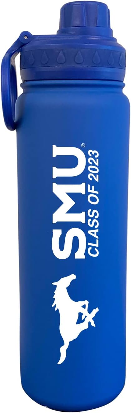 The Fanatic Group Southern Methodist University Class of 2023 24 oz. Stainless Steel Bottle - Blue