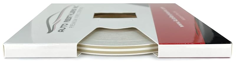 Fita de pinstriping automotivo dupla linha 3M em vinil Sandstone 3/16" x 45,72 m – 1 rolo