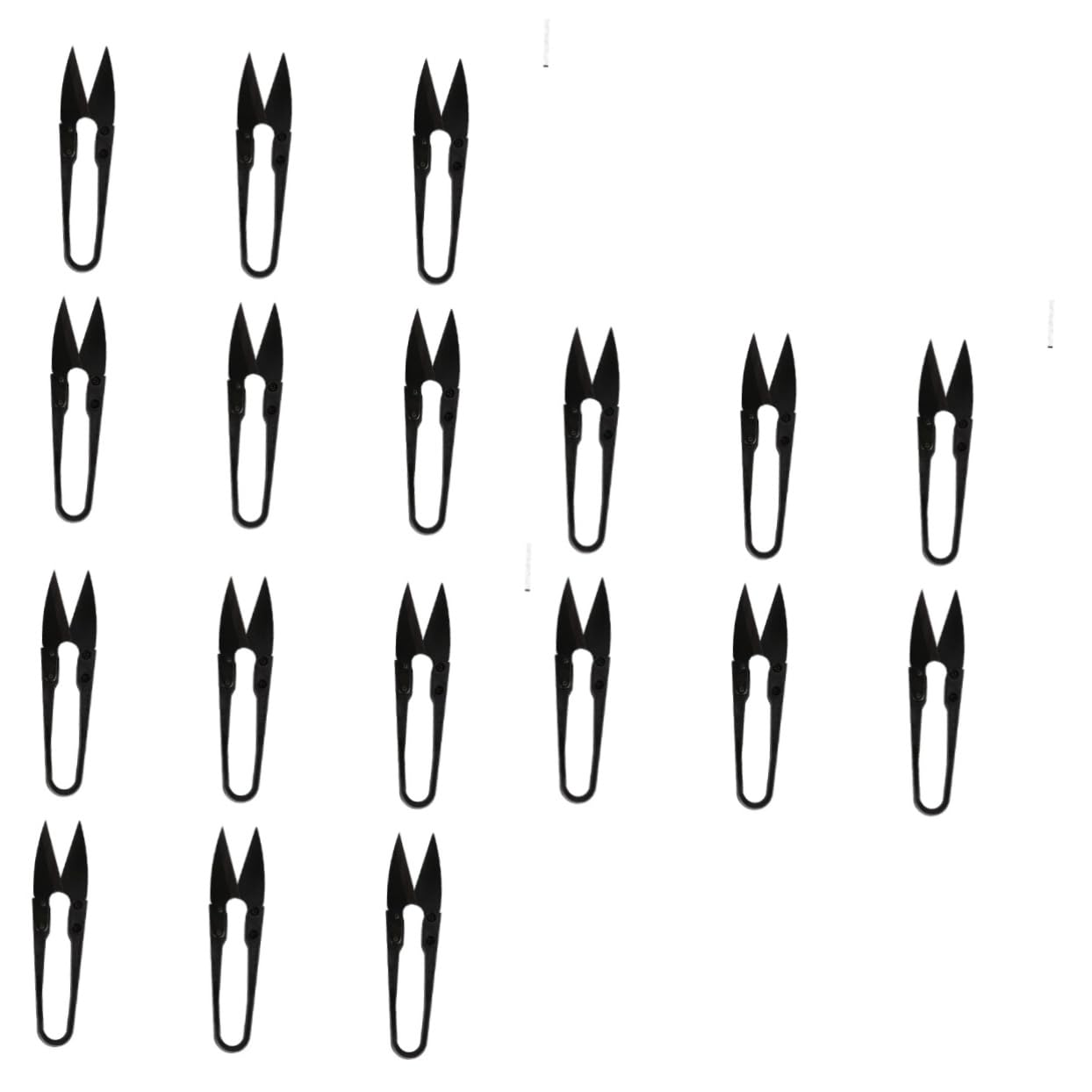 TEHAUX 18 Pollici forbici da taglio piccola forbice tagliafilo forbici da cucito artigianali forbice da ricamo per filo forbice per cucire da ricamo Black