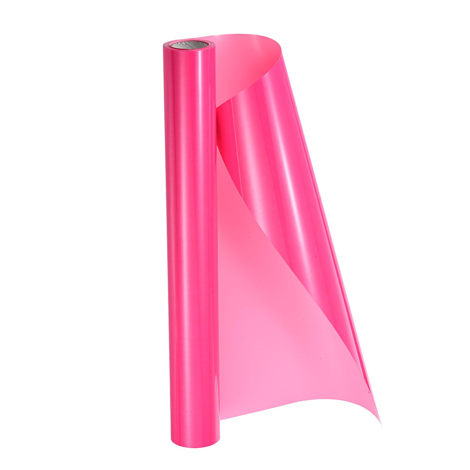 Vinyle transfert thermique HTV rose fluo fini les pelages difficiles sur tissu