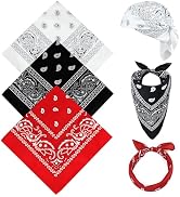 12 Bandanas Paisley Multifonctionnels - Homme Femme Enfant - Doux Et Respirants