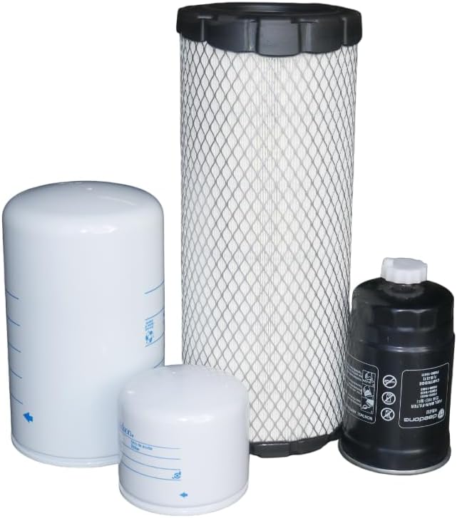 CFKIT Maintenance Filter Kit Compatible With-KIOTI Tractors NS4710, NS5310, NS6010 (Non HST)