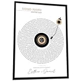 JUHMI Songtext Poster | Personalisiertes Musik Geschenk | 