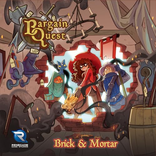 Renegade Game Studios Bargain Quest: Brick & Mortar Expansion juego de mesa de estrategia para 2 a 6 jugadores en inglés, edición 2023 miniatura 6