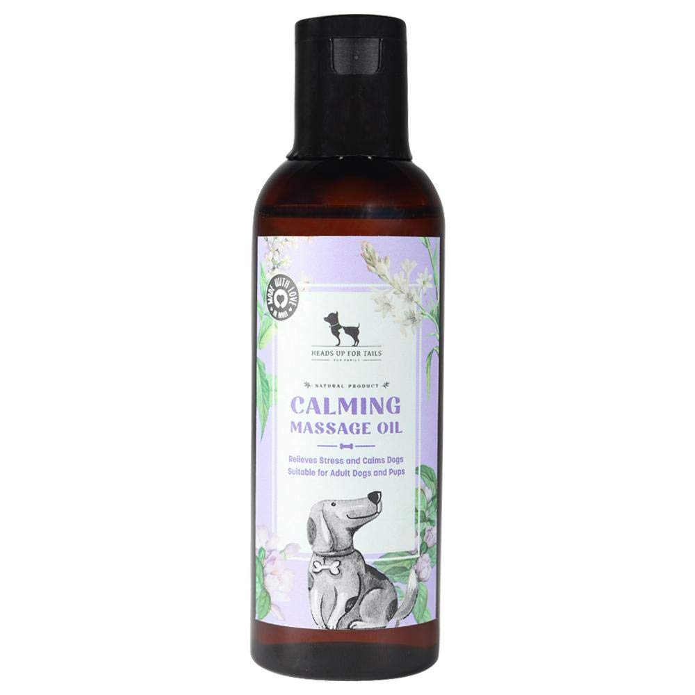 Heads Up For Tails Calming Massage Oil for Dogs - 100 ml | Stress Relief Oils for Dogs (Adult and Pups) (B08LHJMSYM) Amazon Price History, Amazon Price Tracker