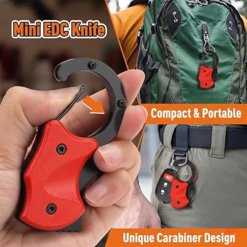 Image of ZEVON Gadgets Home Tools, Car Keychain And Lanyard Strap, Gift For Men, Multipurpose Tool, Red
