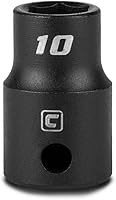 Vista 7 de Capri Tools 6 mm Shallow Impact Socket, 3/8-Inch Drive, 6-Point, Metric