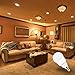 immagine 5Lampadina LED E14, 5W (equivalenti a 40W) Colorate RGBW RGB 2700K Sfera Luce Bianca Calda Dimerabile Cambiare Colore Lampadina Multicolore con Telecomando (Pacco da 4)