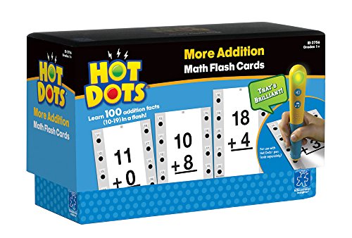 Educational Insights Hot Dots Math Flash Cards- More Addition #TOP5