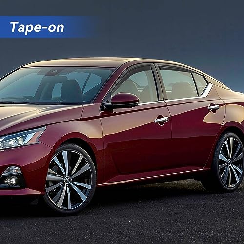 Image of Window Visors Rain Guards for 2019-2025 Nissan Altima, Out-Channel Window Vent Wind Deflectors Visors Shades for 19-25 Altima