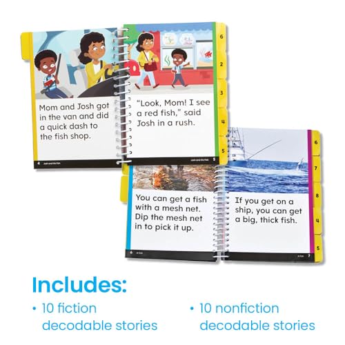 hand2mind Guided Phonics + Beyond Decodable Books Unit 3, Books for Beginning Readers, Science of Reading Classroom Materials, Learn to Read Leveled Readers, Preschool Curriculum for Teachers - Image 3