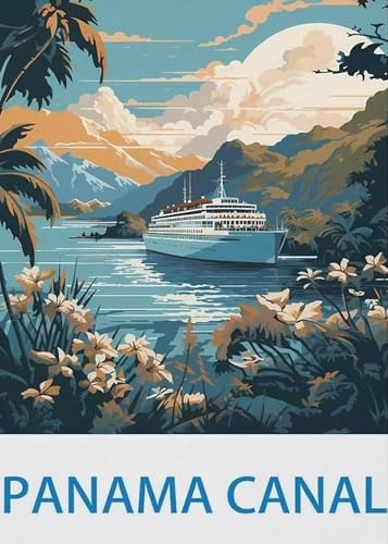 Panama Canal, Jigsaw Puzzles 1000 Pieces for Adults, Classic Puzzle Puzzle Challenging and Difficult Puzzles for Adults 19.7x27.6in