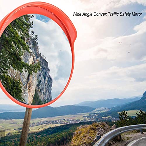 Miroir convexe de sécurité 60 cm pour trafic routier et vue panoramique de magasin