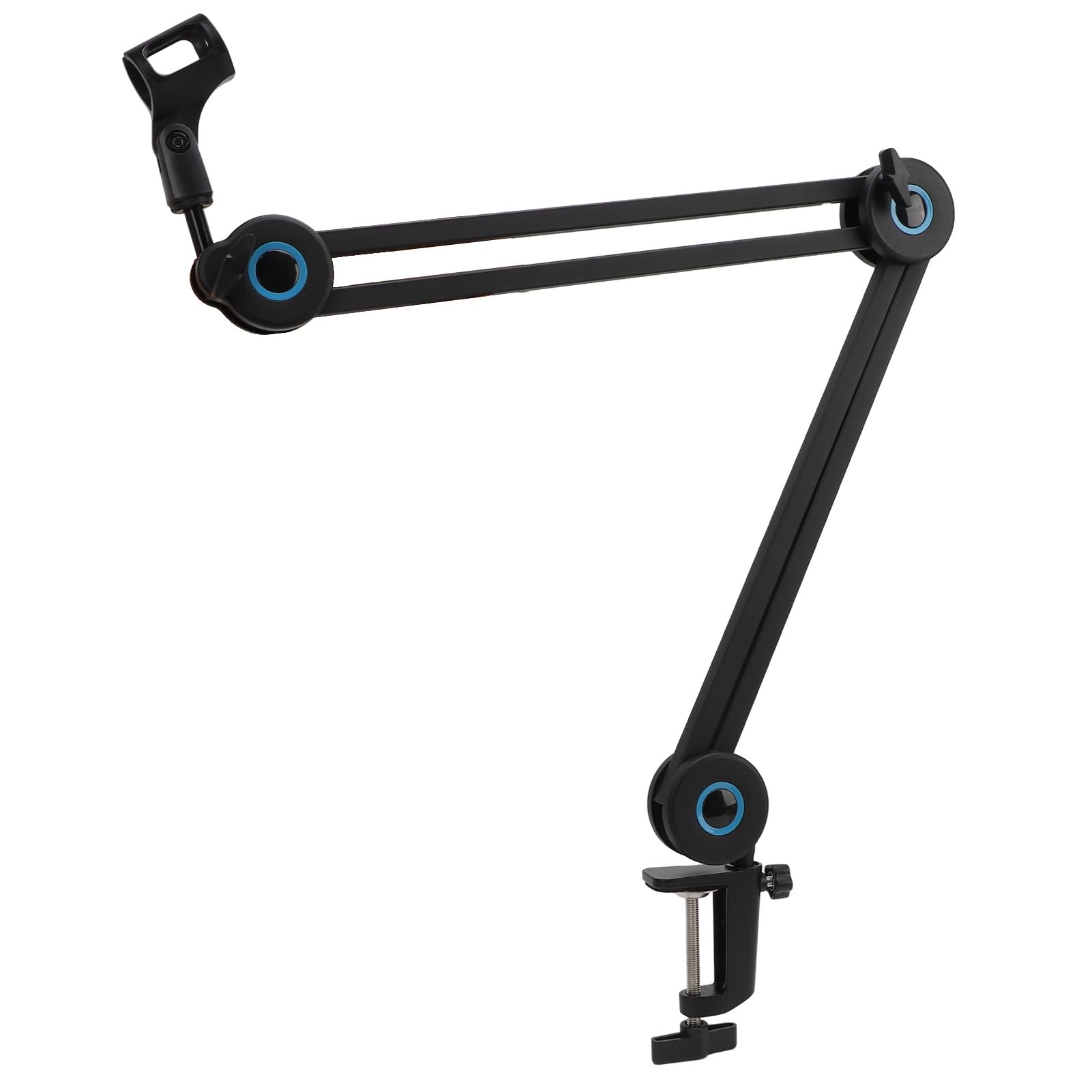 Sxhlseller Soporte para Micrófono con Brazo Articulado, Abrazadera Duradera y Segura, Brazo para Micrófono de Mesa para Espacio de Trabajo de Grabación de Estudio