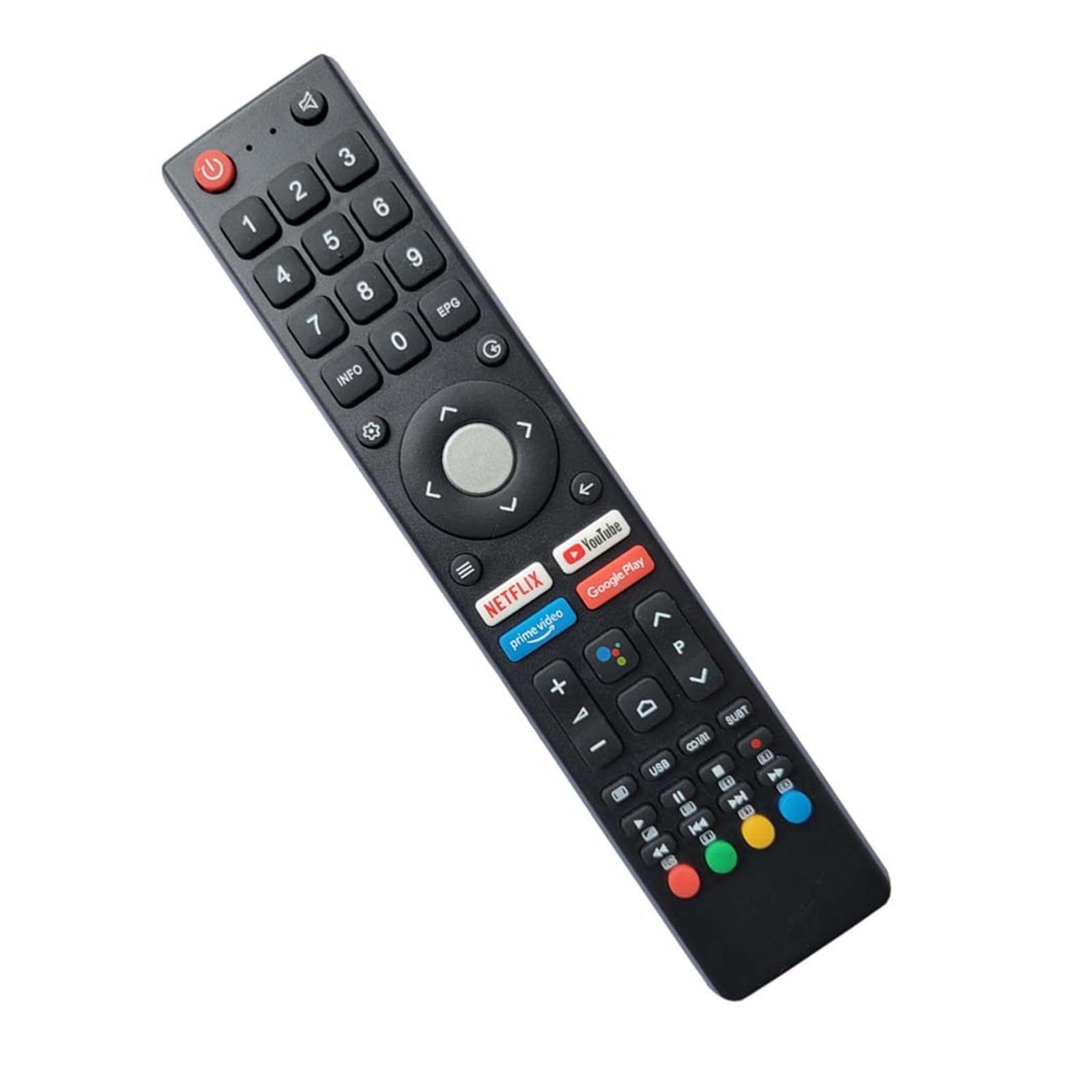 Telecomando per Smart TV LCD HDTV Android NEUFUNK NK43G6SGFHD NK50G6SGUHD Nikkei NI32HG7NA9 NI40FG7NA9