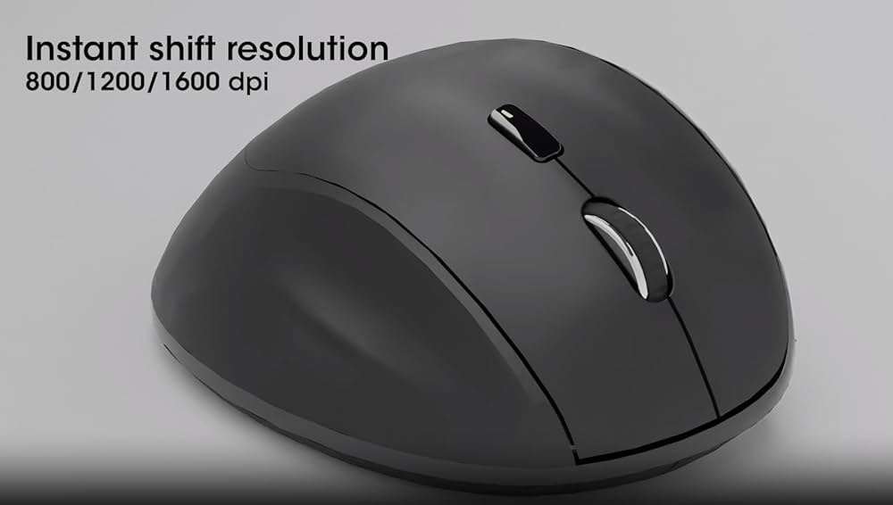Amazon.com: MANHATTAN Wireless Ergonomic Mouse – 2.4 GHz RF