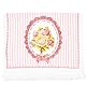 Clayre & Eef CT020 Gästentuch Weiß, Rosa 40x66 cm