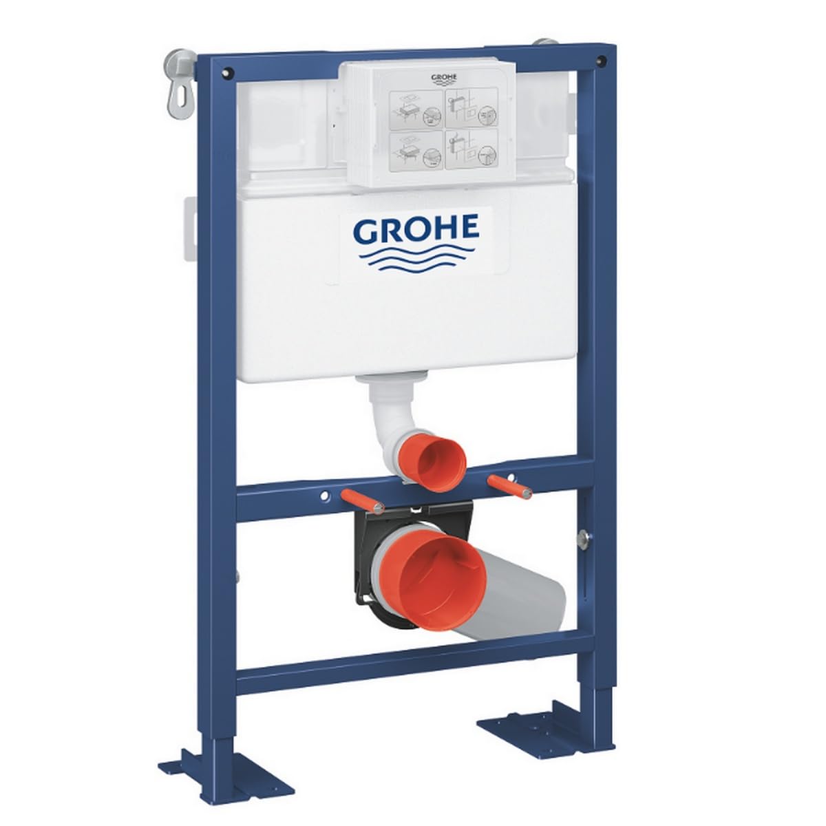GROHE Rapid SL - Element für WC (0,82m Bauhöhe, Betätigung von vorn oder oben, tiefenverstellbar, mit Höhensicherung), 38587000