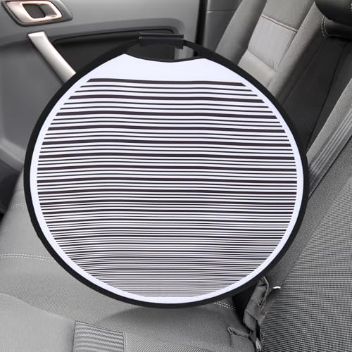 Panel reflector de abolladuras con patrón a rayas de 80cm y estructura portátil flexible 4