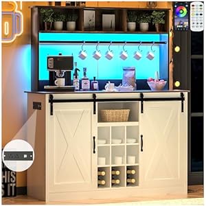 Vinctik6foxfarmhouseledcoffeebarw60000colorlightspoweroutlet7hooks9winkracksadjustableshelffortealiquorwineslidingglassdoor Urban Country Home Decor Vinctik 6fox farmhouse led coffee bar w60000 color lightspower outlet7 hooks9wink racksadjustable shelf for tea liquor winesliding glass door urban country home decor
