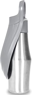 IUPPA Water Bottle Portable Dog Accessories Dog Water Dispenser - Stainless Steel Pet Travel Cup Outdoor Water Bottle Collapsible Dog Water Bowl