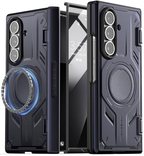 Coque robuste Galaxy Z Fold 7 magnétique et bleu marine
