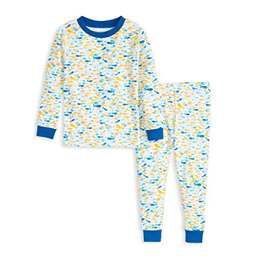 Burt's Bees Baby Baby Pajamas, Tee and Pant 2-Piece PJ Set, 100% Organic