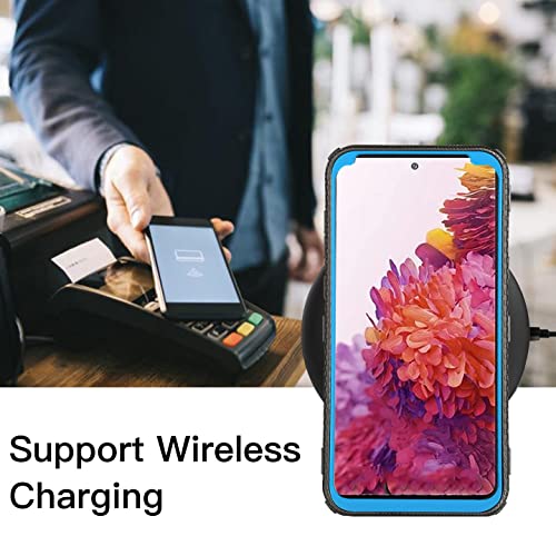 Asuwish Phone Case For Lg G7 Thinq Cover Hybrid Shockproof Proof Full Body Protective Heavy Duty Cell Accessories Lgg7 One G 7 Plus Lg7 Fit Lg7Thinq 7G Thin Q G7+ G7Thinq Lgg7Thinq Women Men Blue #TOP6