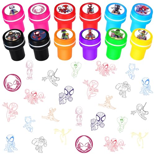 Image of Cartoon Party Supplies, 24pcs Teen Birthday Decorations for Kids Theme Decorations