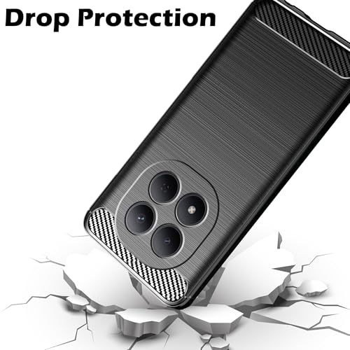 Image of Amazon Brand - Solimo Back Cover Case for Redmi Note 15 Pro 5G | Compatible for Redmi Note 15 Pro 5G Back Cover | 360 Degree Protection | Soft and Flexible (TPU | Matte Black)