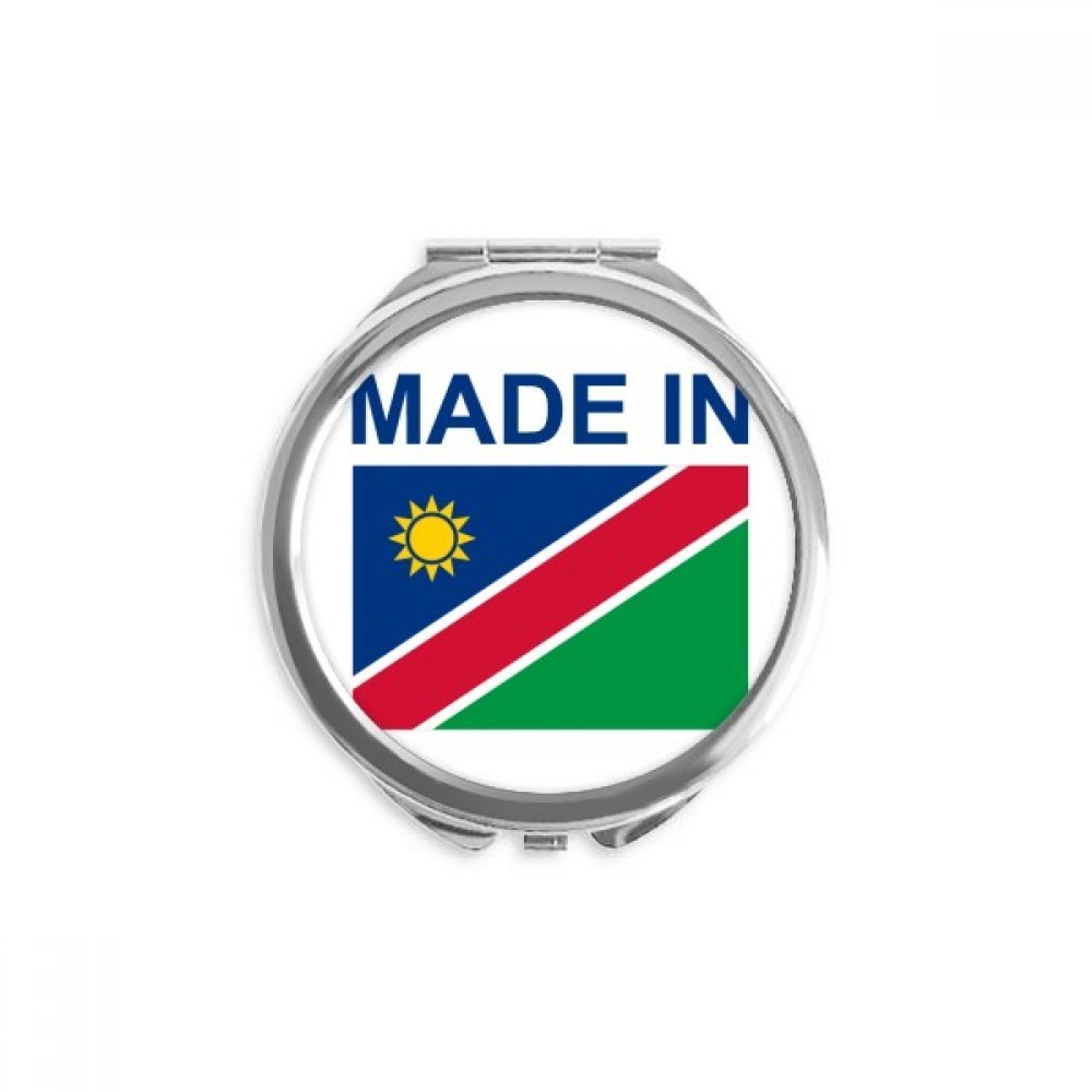 Espejo portátil de la mano Hecho En Namibia redondo y compacto de bolsillo 5