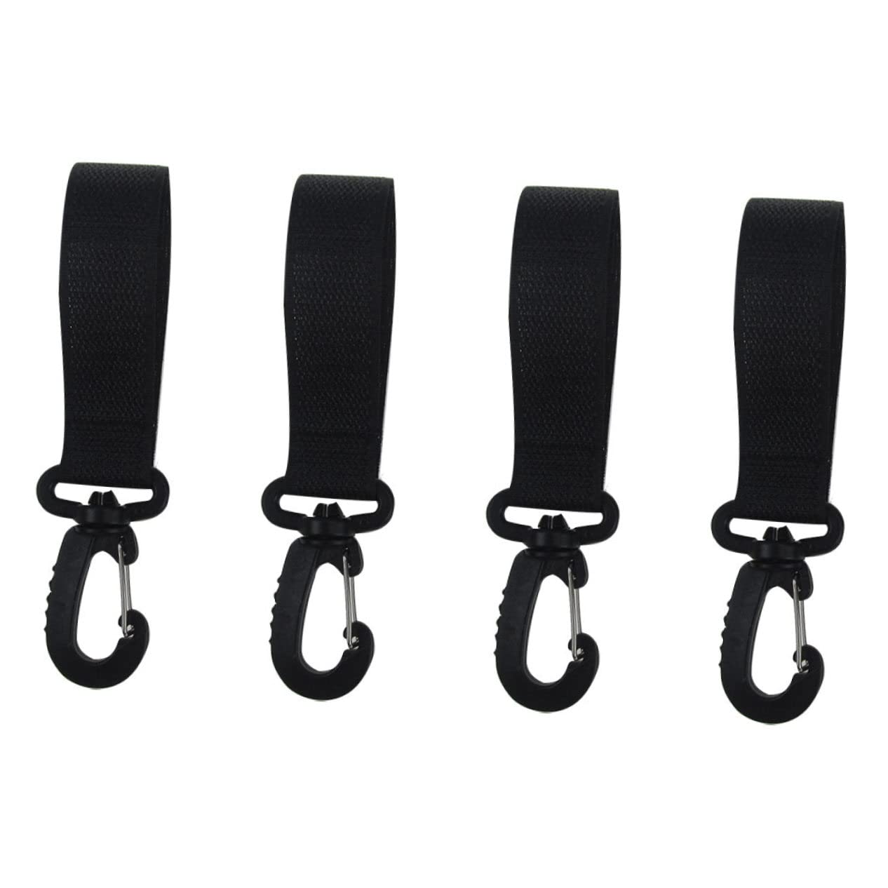 4Pairs Rotation Stroller Hooks for Diaper Bags Versatile Stroller Hanger for Strollers and Wheelchairs Hands Convenience for Parents and Caregivers