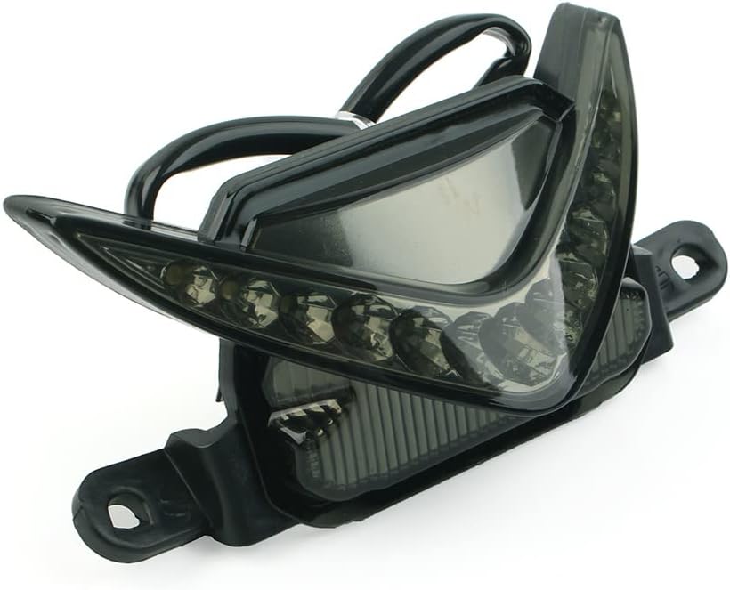 Upgrated Motorcycle Front Upper Headlight Bulb Motorbike Top Head Lights Lamp Marker Indicator for HONDA CBR600RR 2007-2012, Black Housing