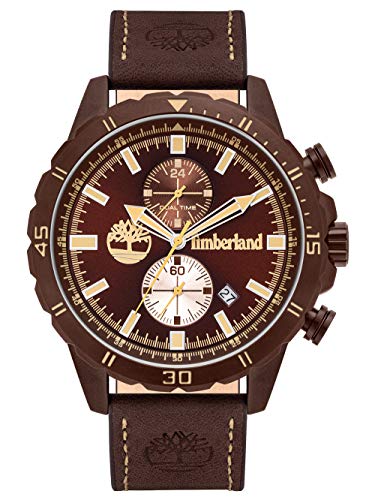 Montre Timberland DUNFORD TBL16003JYBN.12 en acier et cuir, l'exigence du détail