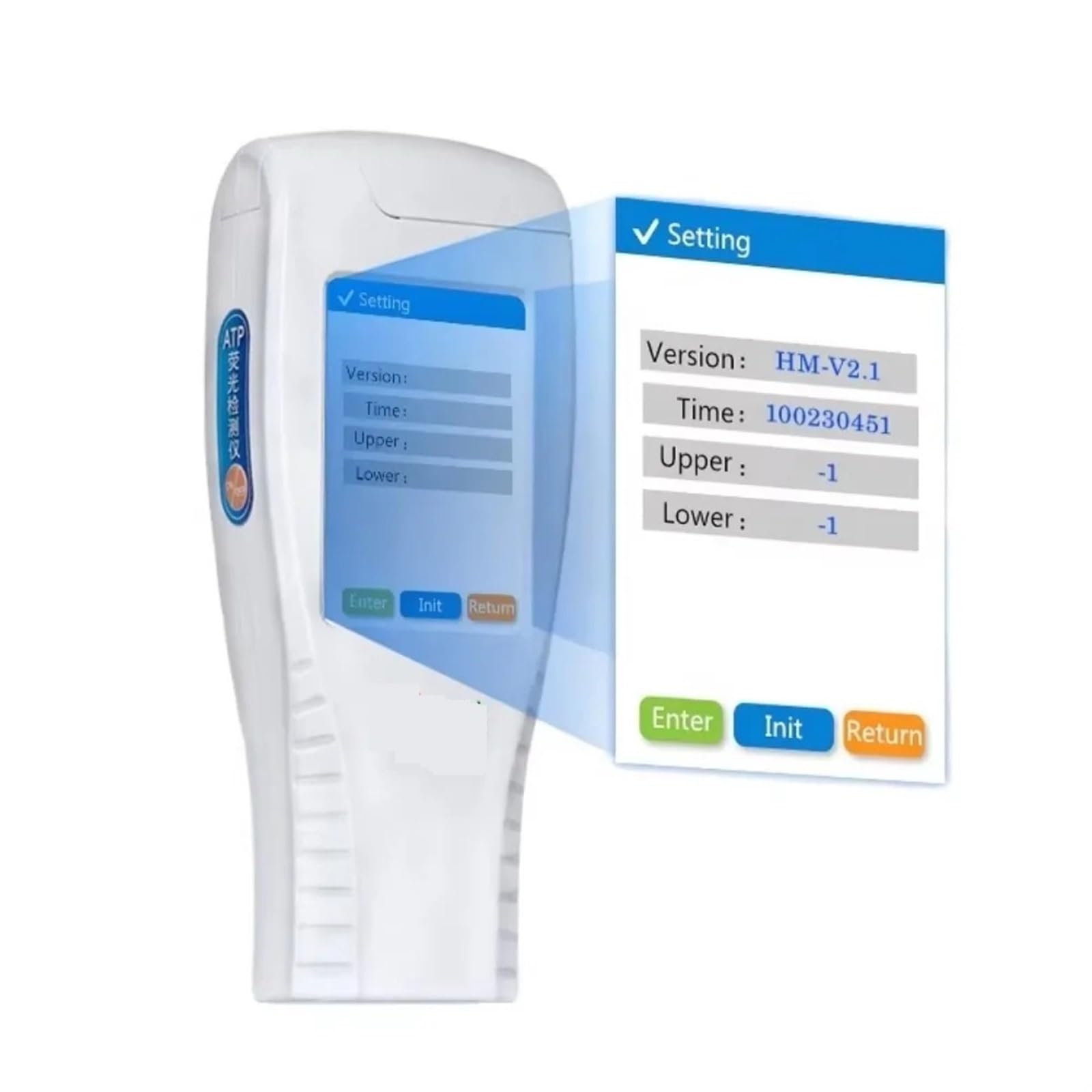 ATP-Fluoreszenzdetektor for Hotels: Tester for mikrobielle Oberflächenreinheit (bakteriell) – Tragbares ATP-Messgerät