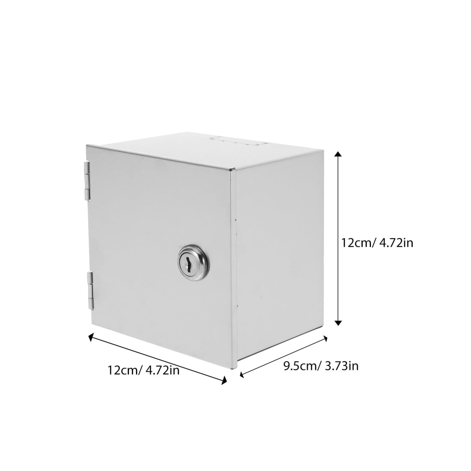 DOITOOL Boîte De Protection De Prise En Acier Inoxydable Antivol Couvercle Verrouillable Pour Usage Intérieur Et Extérieur Protection De Sortie Électrique Résistante À L’eau Facile À Installer